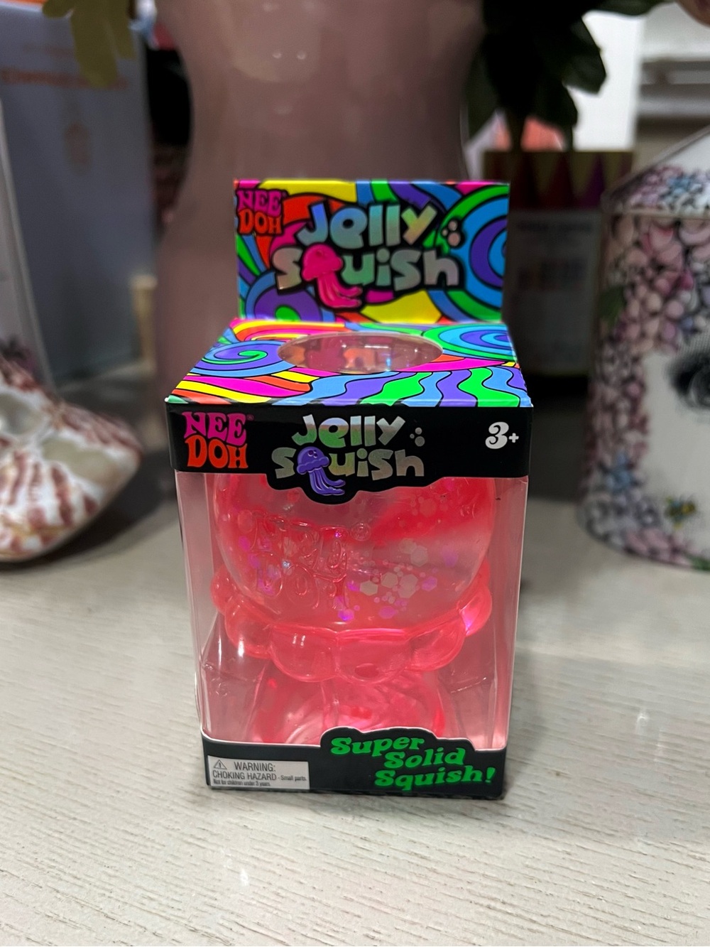 NEEDOH PINK Jelly Squish - Needoh Jellyfish Squishy AUTHENTIC
